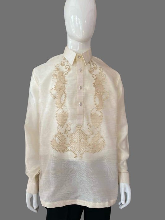 Organza Fabric Barong Tagalog with Stunning Exquisite Embroidery | Barong Republic
