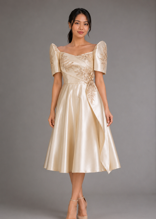 dresses for women for a wedding Petite Minimalist A-Line Wedding Dress EU42