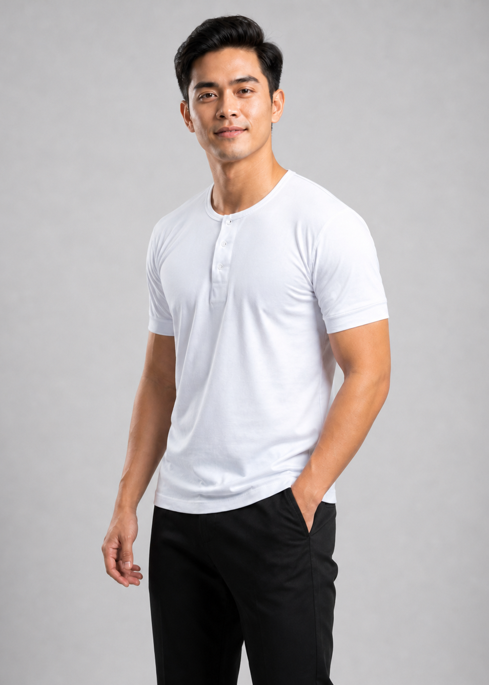Barong Undershirt - Camisa de chino shirt white
