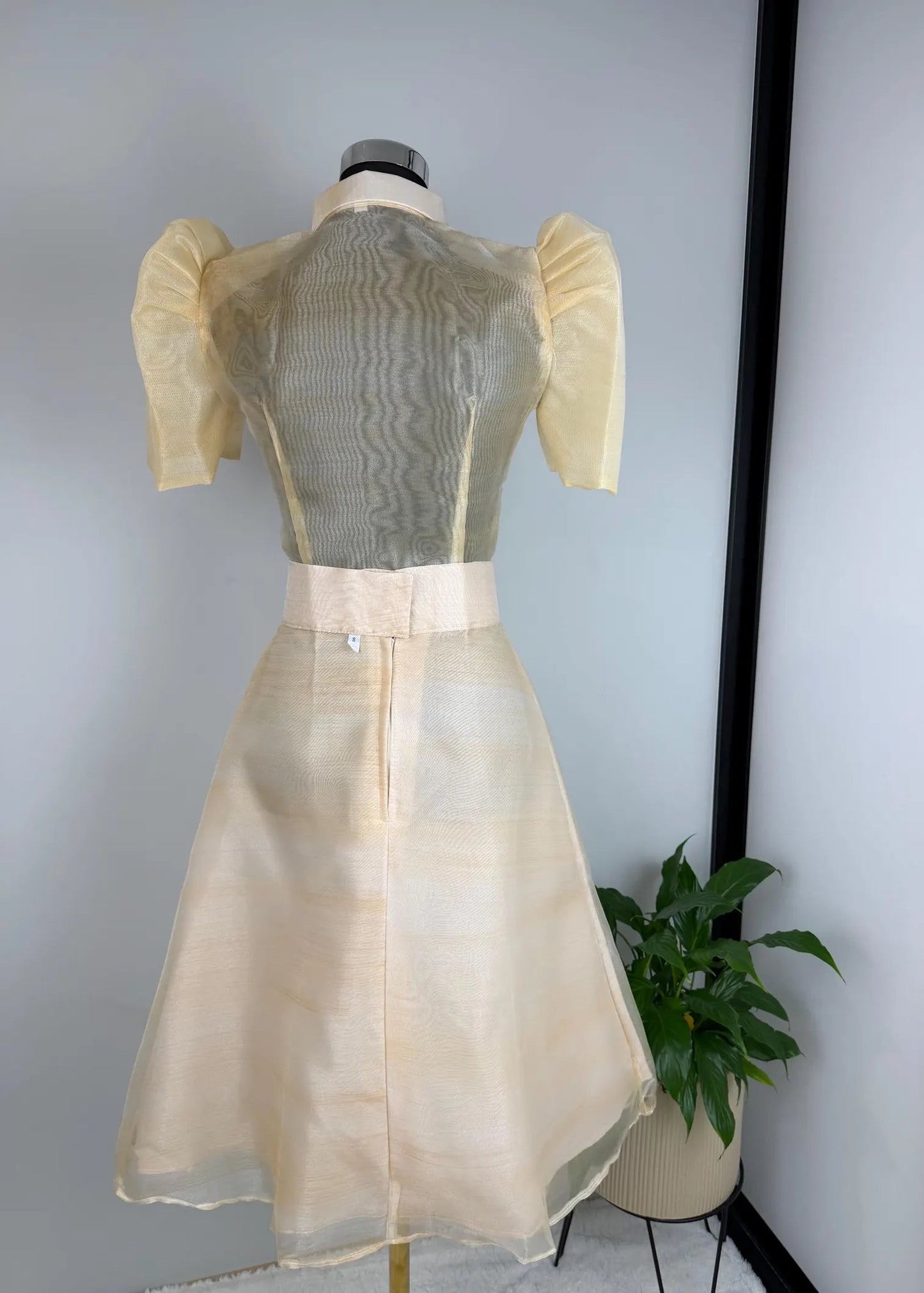 Filipiniana Sampaguita Blouse and Skirt Set