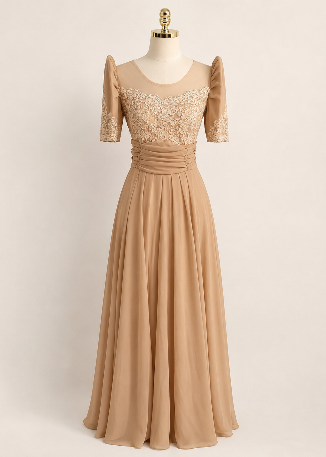 Filipiniana maxi dress - Imelda, mother of the bride filipiniana, wedding guest Filipiniana, wedding sponsor filipiniana