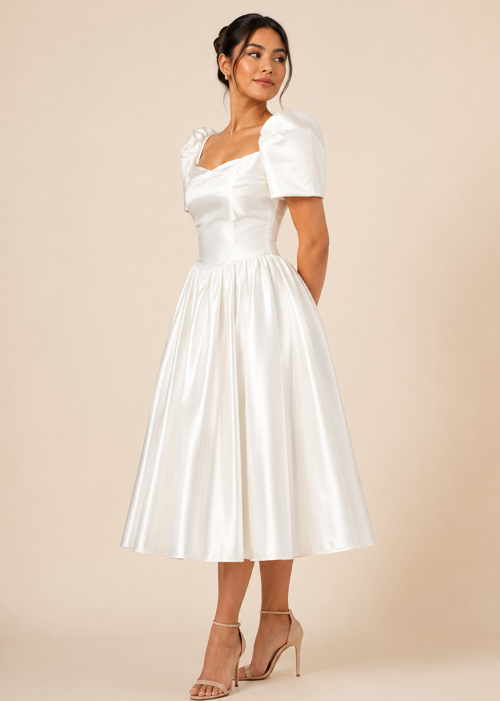 Lakambini Filipiniana Maxi Dress in Satin