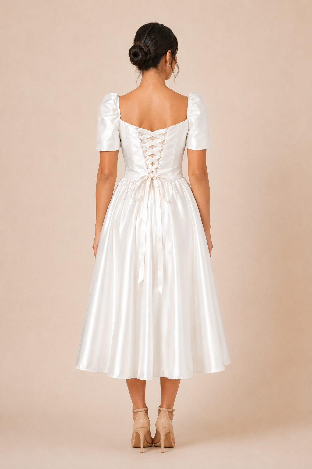 Lakambini Filipiniana Maxi Dress in Satin