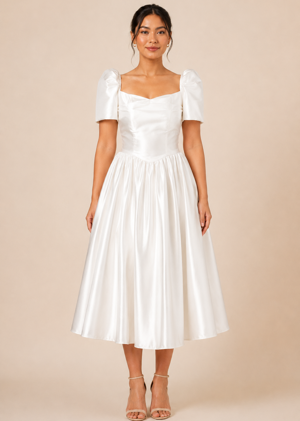 Lakambini Filipiniana Maxi Dress in Satin