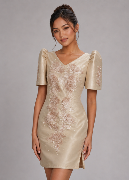 Mayumi Filipiniana Mini Dress