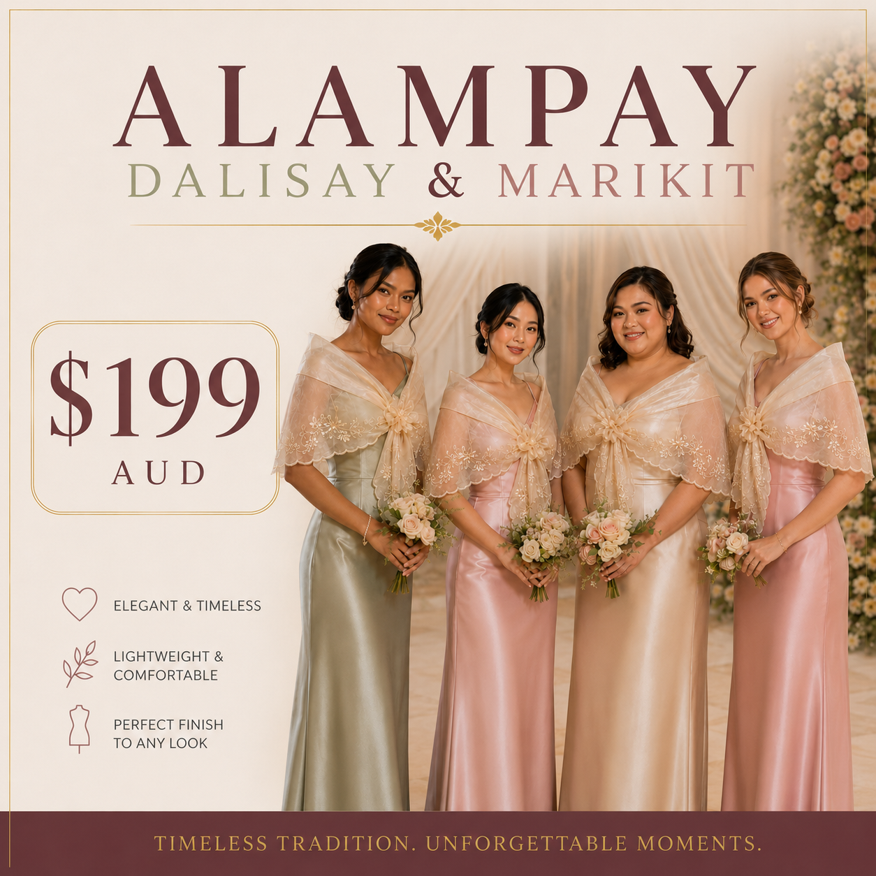 Alampay Bridesmaids Wedding Set