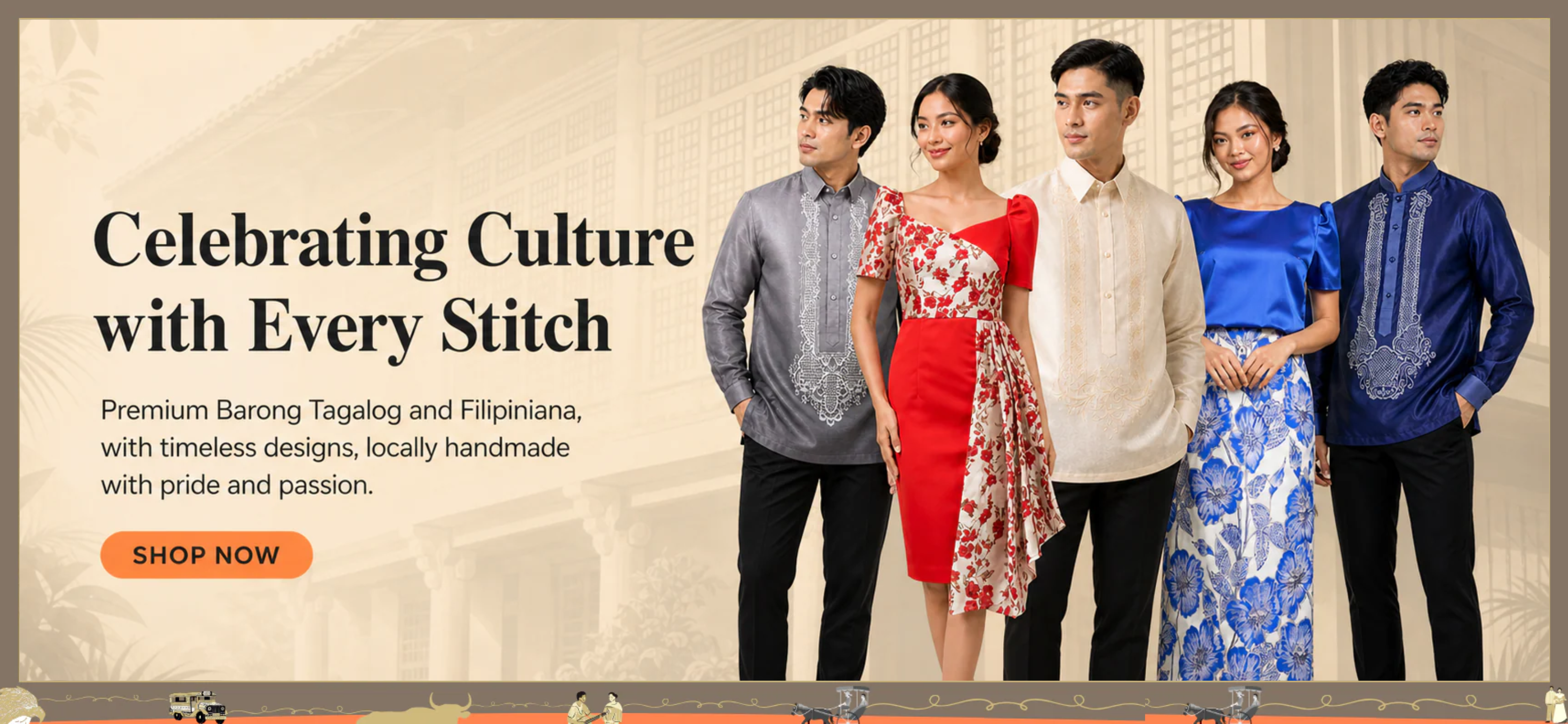 Best Barong Tagalog and Filipiniana Shop. No.1 Worldwide by Casa Barong Filipiniana