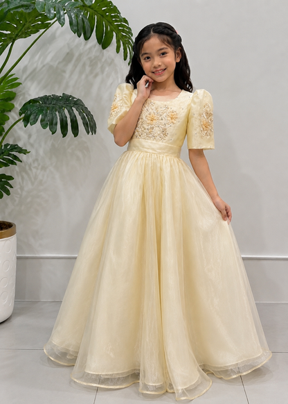 Isa Filipiniana Princess Ball Dress for Girls