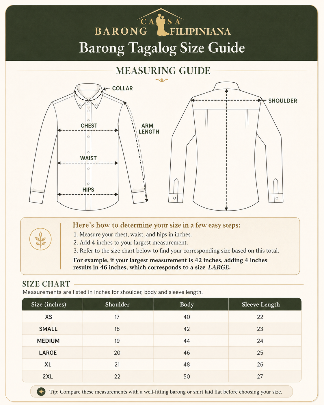 Bonifacio Barong Tagalog Premium Piña Organza with Lining Black